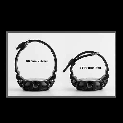 Чоловічий годинник Skmei 1343 Halk Чорний - фото 9