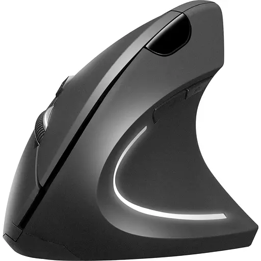 Мышка Sandberg Wired Vertical Mouse Pro 2400 dpi.6кн.1.5м черная - фото 3
