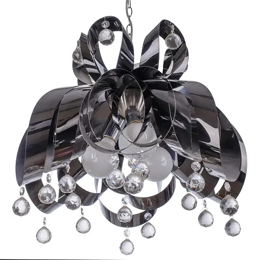 Люстра подвесная Brille для гостиной E27 60W BK (BL-077S/3) - фото 4