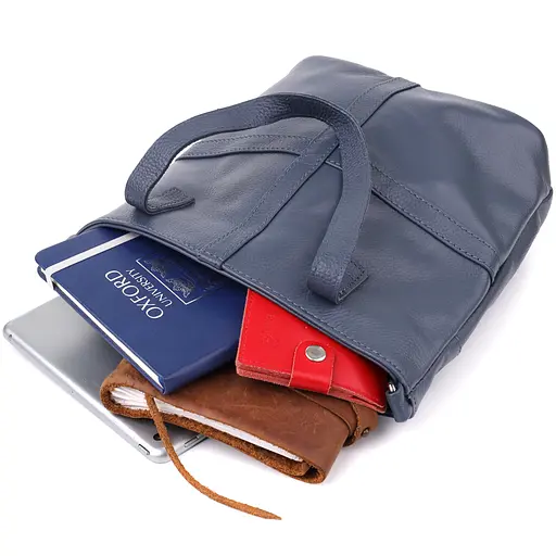 Женская сумка Vintage из натуральной кожи 22.5х25х12 см sum0027618 - фото 8