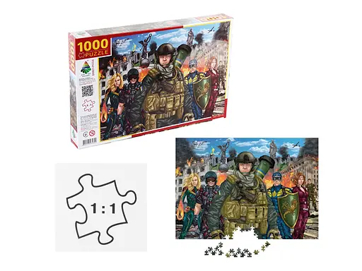 Пазли Енергія+ Незламні захисники України, 1000 елементів - фото 2