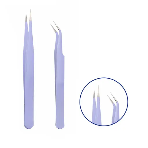 Аксесуари Набір пінцетів для алмазної мозаїки. Фіолетовий A-Toys - фото 1