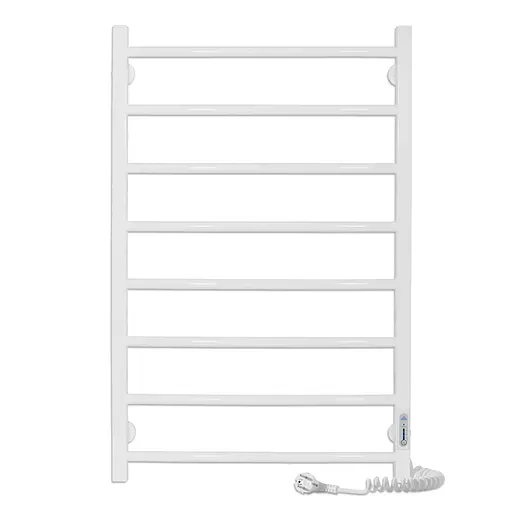 Электрический полотенцесушитель Laris Зебра Альфа ЧФ8 500x800 Э правый R3 77700074, Белый, Правое, Электронный - фото 2