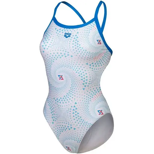 Купальник Arena Women`s Arena Fireflow Swimsui Methyl Blue/White XL (1097-008598-810 44) - фото 2