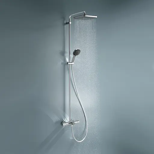 Душова система термостатична Grohe QuickFix Vitalio Comfort System 250 26984001, Хром - фото 11