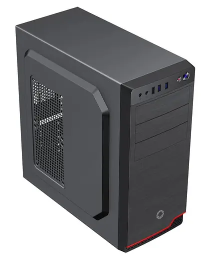 Корпус GameMax MT519-NP-2U3-CR без блока питания, черный (MT519-NP-2U3-CR) - фото 3