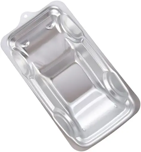 Алюминиевая форма кондитерская для торта в виде автомобиля для детских праздников, Kitchen Master Серебристый 87236 - фото 10