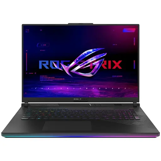 Ноутбук Ігровий ASUS ROG Strix SCAR 18 G834JYR з процесором Intel Core i9 14900HX pana la 5.8 GHz, 18", QHD+, Mini LED 240Hz, 64GB DDR5, 2 x 1TB SSD, NVIDIA® GeFor 175W, Windows 11 Pro, Off чорний - фото 4