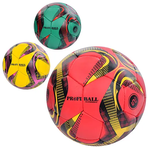 М’яч футбольний, 400-420 г, матеріал PU 1.4 мм, ручна робота, 32 панелі, розмір №5 (В асортименті) 2500-282 - фото 2