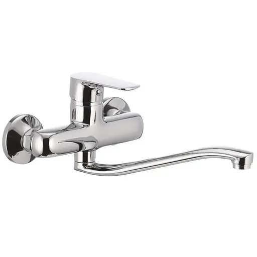 Смеситель для кухни настенный Mixxus Nem 005 MI1608 Хром - фото 1