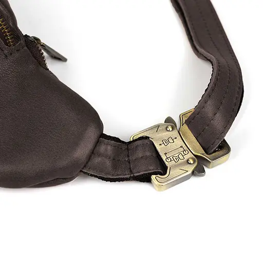 Шкіряна бананка TARWA 14х36х8 см 000296035 - фото 8