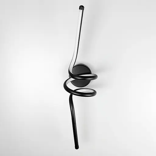 Настінний чорний LED світильник в стилі модерн Line F WM 28/600 - фото 8