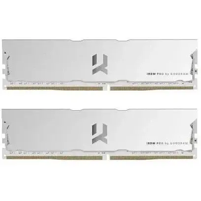 Память 8Gb x 2 DDR4 3600 MHz Goodram IRDM PRO белый 18-22-22 1.35V с радиатором (IRP-W3600D4V64L18S/16GDC) - фото 1