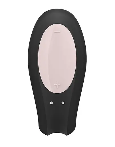 Вібратор для пар Satisfyer Double Joy 9 см чорний - фото 7