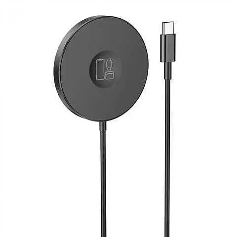 Зарядное устройство для беспроводной связи Hoco CW41 Delight 3-in-1 черный - фото 2