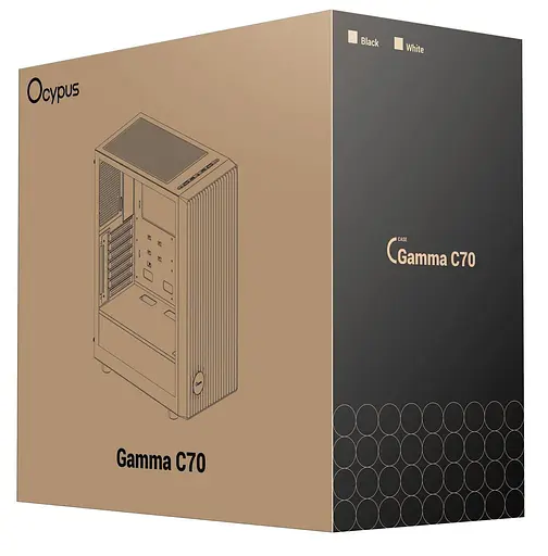 Корпус OCYPUS GAMMA C70 WH (GAMMA-C70-WHG000XX-GL) без блока питания - фото 10