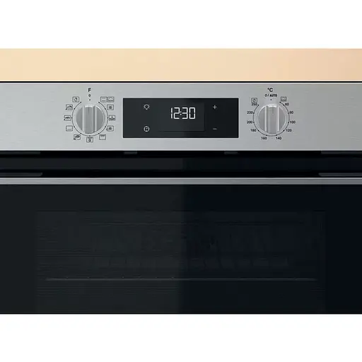 Духовой шкаф электрический Whirlpool 71 л A+ дисплей конвекция телескопические направляющие нержавеющая сталь - фото 6