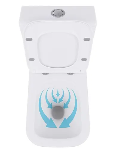 Напольный унитаз Qtap Crow Eco Rimless с сиденьем Slim Duroplast/ Soft-close/ Quick Release QTCRO27W48750 - фото 6