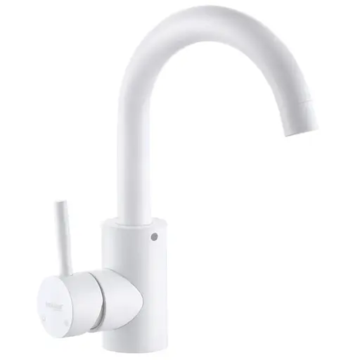 Змішувач для умивальника Mixxus SUS-011-B white MI5754 Білий матовий - фото 1