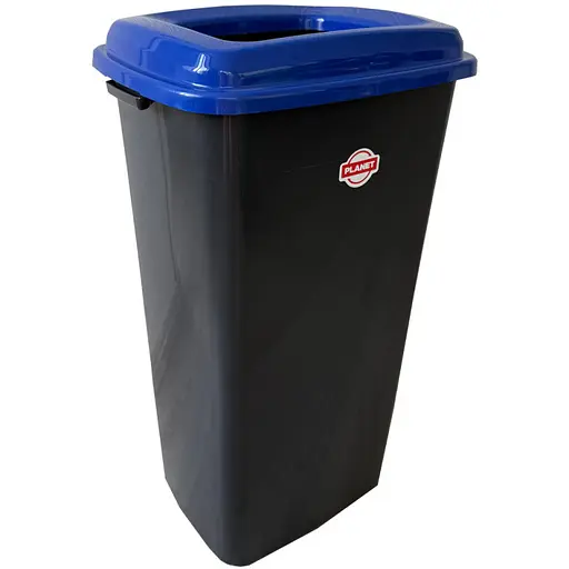 Бак сортувальний Planet для паперу 70 л антрацитово-синій (00-00020486)