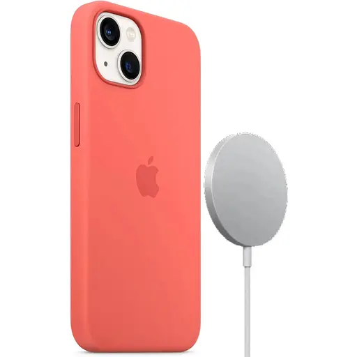 Оригинальный силиконовый чехол Apple Silicone Case MagSafe для iPhone 13 Pink Pomelo MM253ZE/A