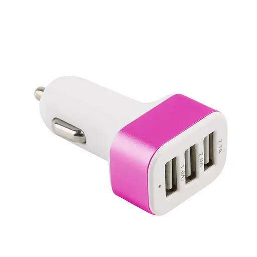 Автомобільний зарядний пристрій на 3 Юсб і 3000 мА - фото 4