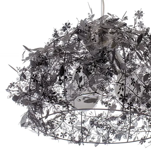 Люстра подвесная Brille флористика E27 60W BK (BL-521S/3) - фото 5