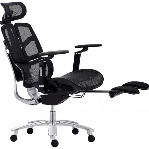 Офісне крісло GT Racer B-541F Black [121439] - фото 4