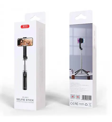 Монопод трипод беспроводной XO SS11 100 см Черный - фото 3