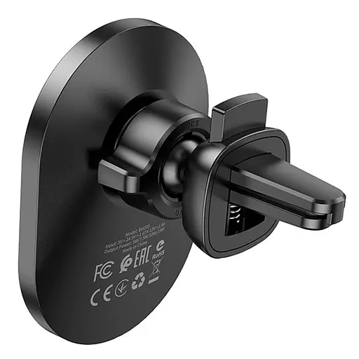 Автотримач з БЗУ Borofone BH201 Чорний - фото 2