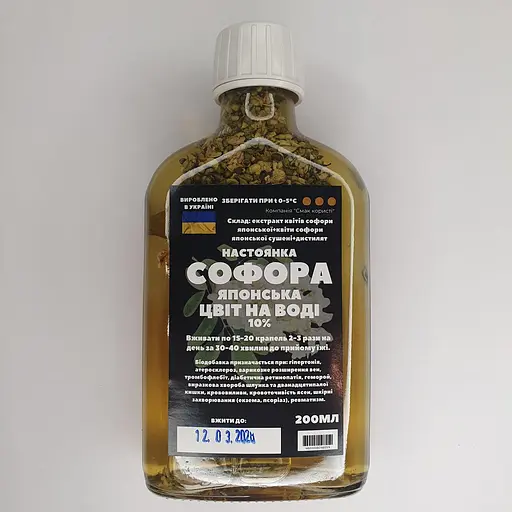 Водна настойка на квітках софори японської 200 мл - фото 1
