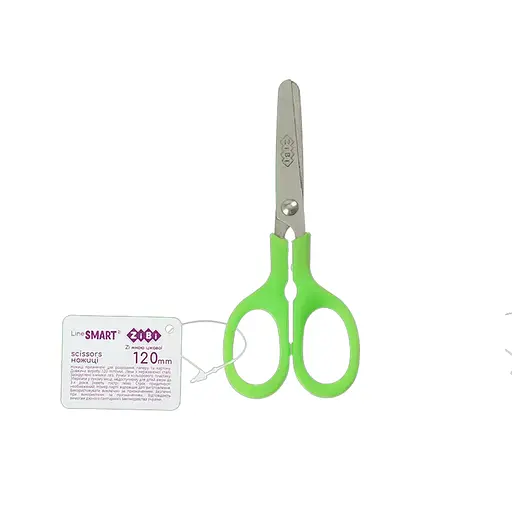 Ножиці дитячі, 120 мм, пластикові ручки, 2 шт. (В асортименті)