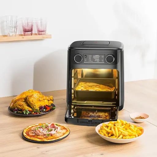 Мультипечь Tefal Easy Fry Multifunctional 1800Вт механическое упр. 9 программ пластик черный - фото 9