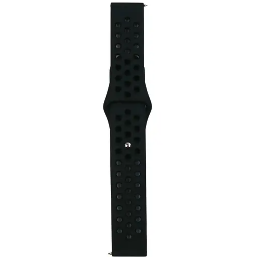 Ремінець Nike Sport 20 mm Watch Active/Galaxy S4 42 mm/Gear S2/Xiaomi Amazfit Чорний S - фото 1