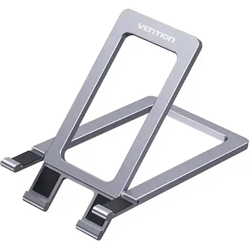 Тримач для телефона Vention Portable Cell Phone Stand Holder for Desk Aluminum Alloy Type сірий (KCZH0) - фото 1