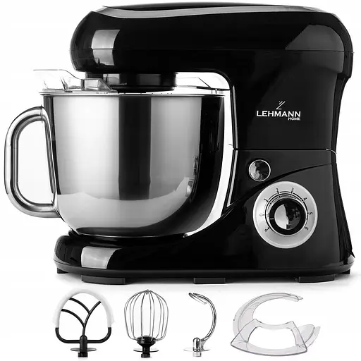 Кухонний комбайн тістоміс Lehmann Chervil Black 2200W - фото 3