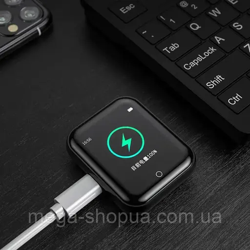MP3 MP4 плеєр годинник 16 GB Bluetooth + навушники Type-C. MP3 MP4 плеєр з блютузом для спорту, бігу CD321 - фото 2