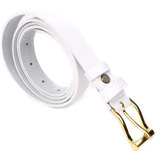 Ремінь шкіряний Grande Pelle для жінок 120х2 см стильний тонкий acs0029633 - фото 5