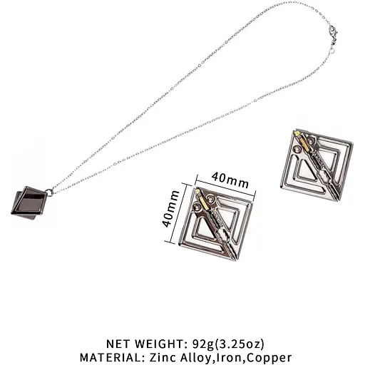 Зажимы для сосков с легкой подвеской Lockink Adjustable Nipple Clamps With Light Pendant - Grey - фото 2