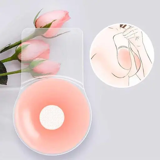 Силіконові наліпки пестіси для сосків One size Бежевий K000907 - фото 1