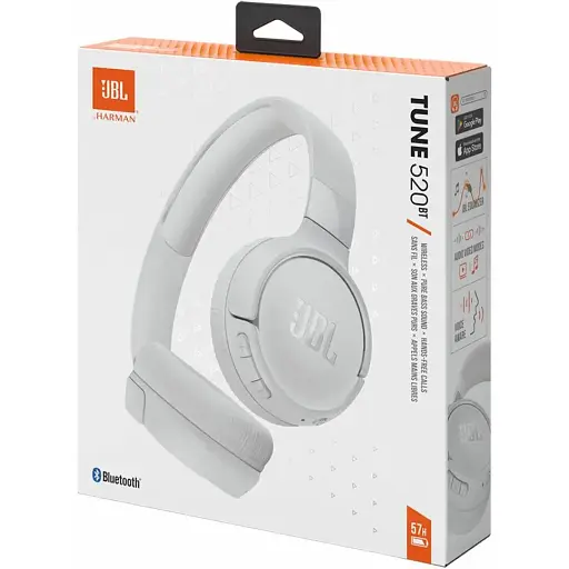 Навушники JBL T520BT White JBLT520BTWHTEU - фото 9