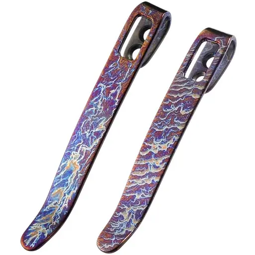 Клипсы карманные титановые 2 штуки Civivi без винтов T002A