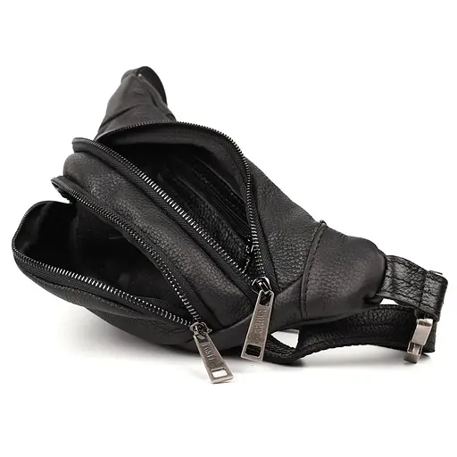 Шкіряна чоловіча сумка на пояс TARWA 11х30х5 см nsa0001310 - фото 2