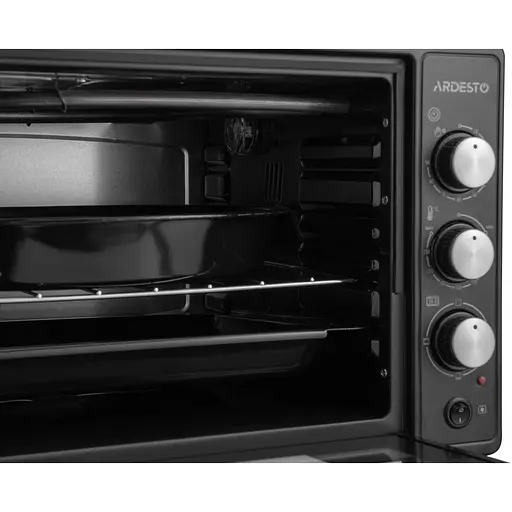 Электропечь Ardesto 1300 Вт, 40 л, скрыт.ниж.тен, таймер, подсвеч., конвекция, черный - фото 9