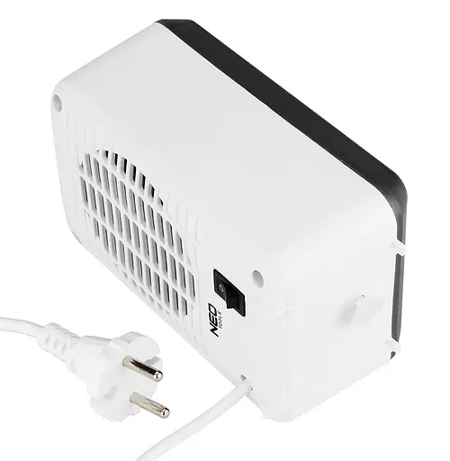 Тепловентилятор Neo Tools електричний настільний 600Вт, термостат, білий - фото 8