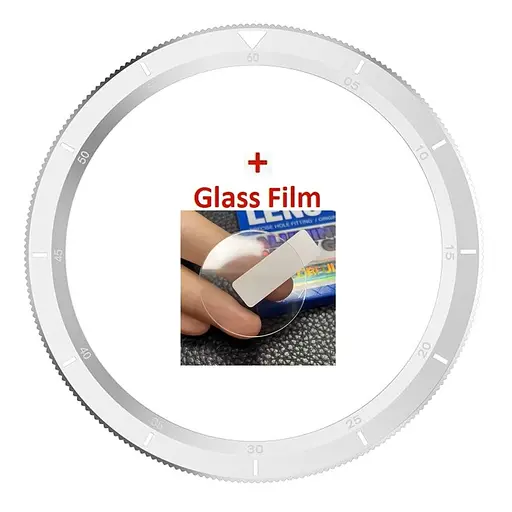 Безель металевий Sikai для смартгодинника Xiaomi Watch S3/S4 Silver-1 + захисне скло - фото 2