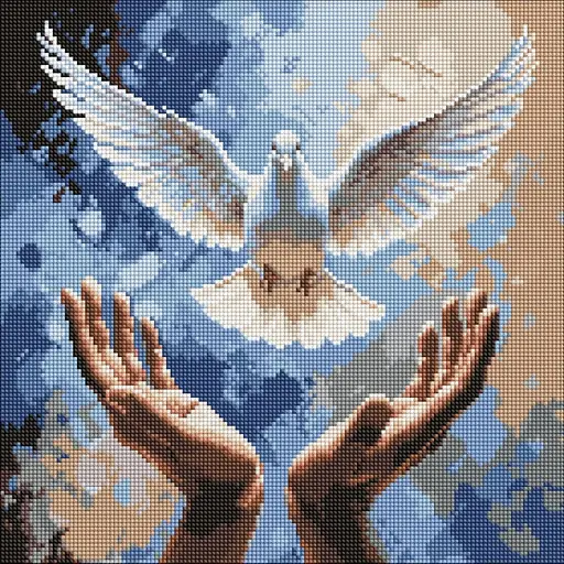 Алмазная мозаика Руки добра AMO8200, 40х40 см