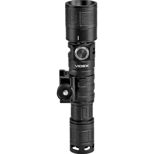 Фонарь ручной Videx AT366, Black, 1000 Лм, 5000K, до 200 м, 5 режимов работы, линзы из закаленного стекла, светодиод Luminus SST40 (10 Вт) + CREE XPE RED, аккумулятор (Li-ion 18650-26 (VLF-AT366)