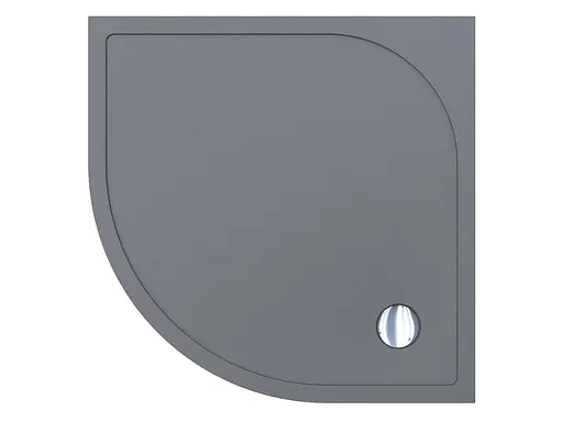 Душевой поддон Miraggio Madrid 900 mirastone gray 0000644 Серый - фото 3