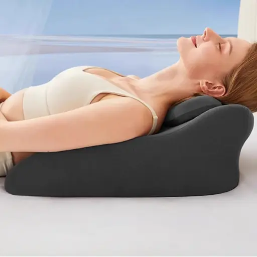 Подушка эргономическая для поддержки тела Расслабление Relax Pillow (Черный) - фото 8
